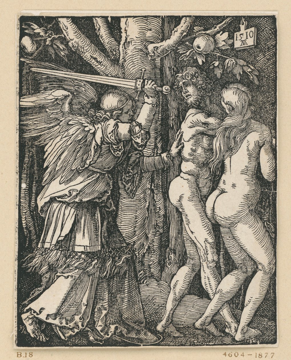 Karkotus paratiisista (Pieni passio) tekijältä Albrecht Dürer
