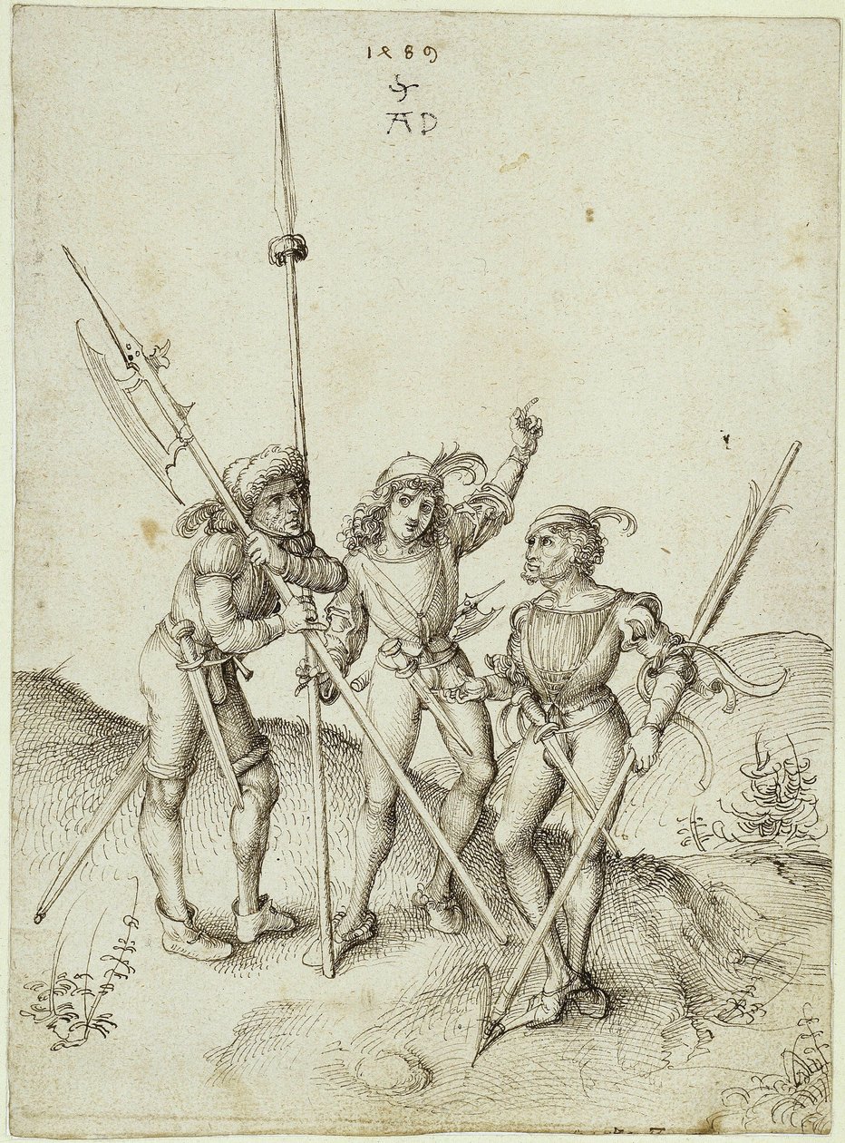 Kolme palkkasoturia tekijältä Albrecht Dürer