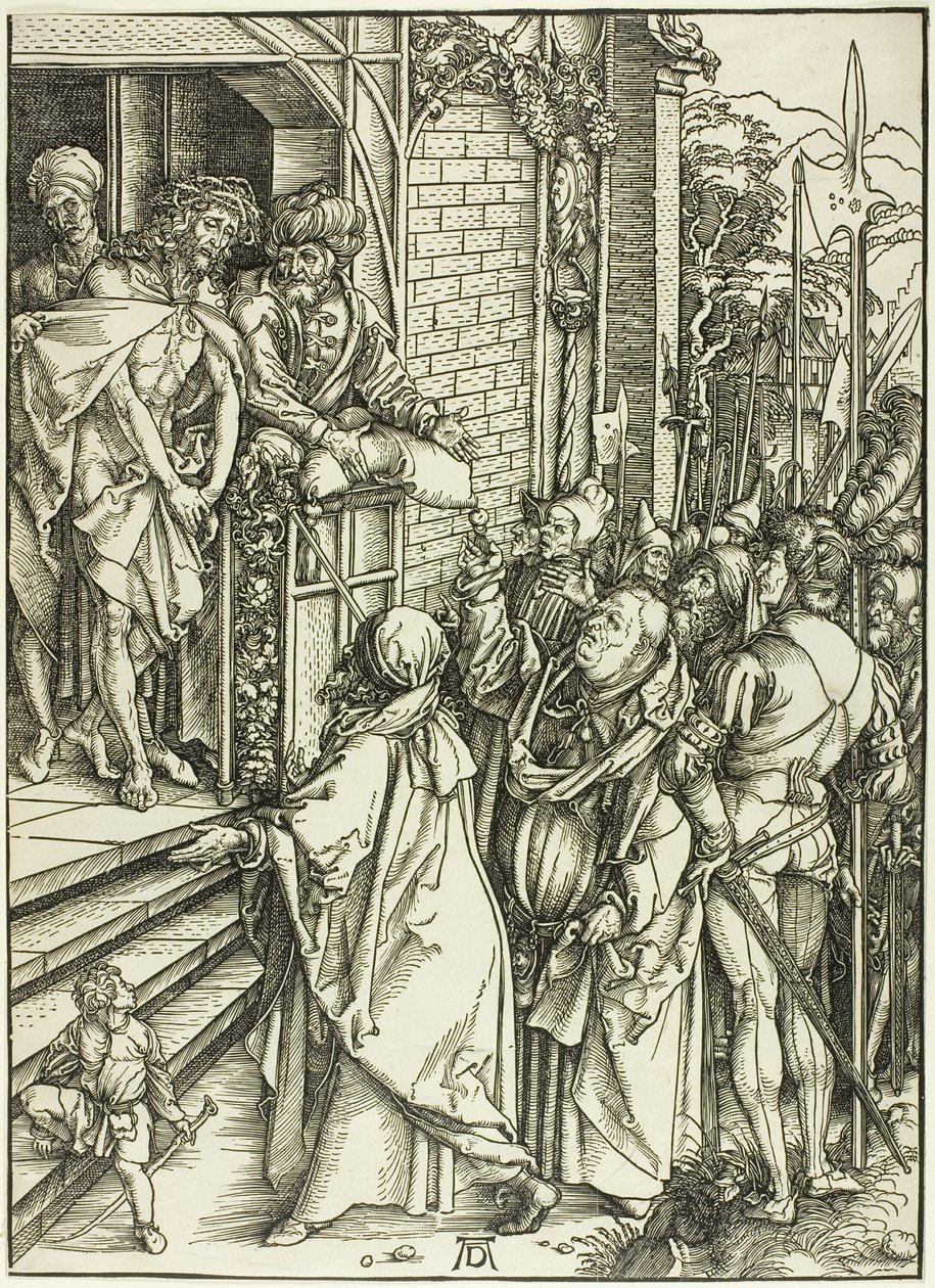 Ecce Homo - Kristuksen esittely suuresta kärsimyksestä tekijältä Albrecht Dürer