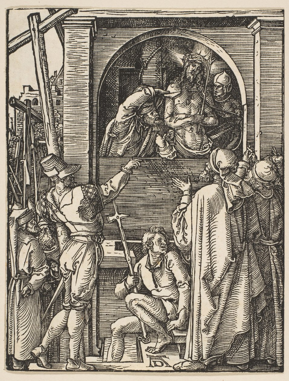 Ecce Homo, pienestä intohimosta, n. 1509. tekijältä Albrecht Dürer