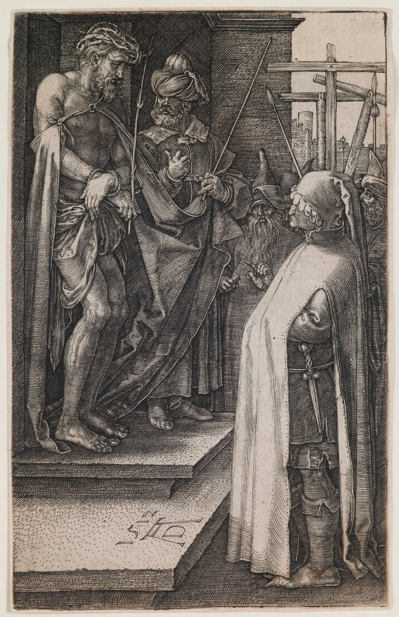 Ecce Homo, sarjasta "The Engraved Passion" tekijältä Albrecht Dürer