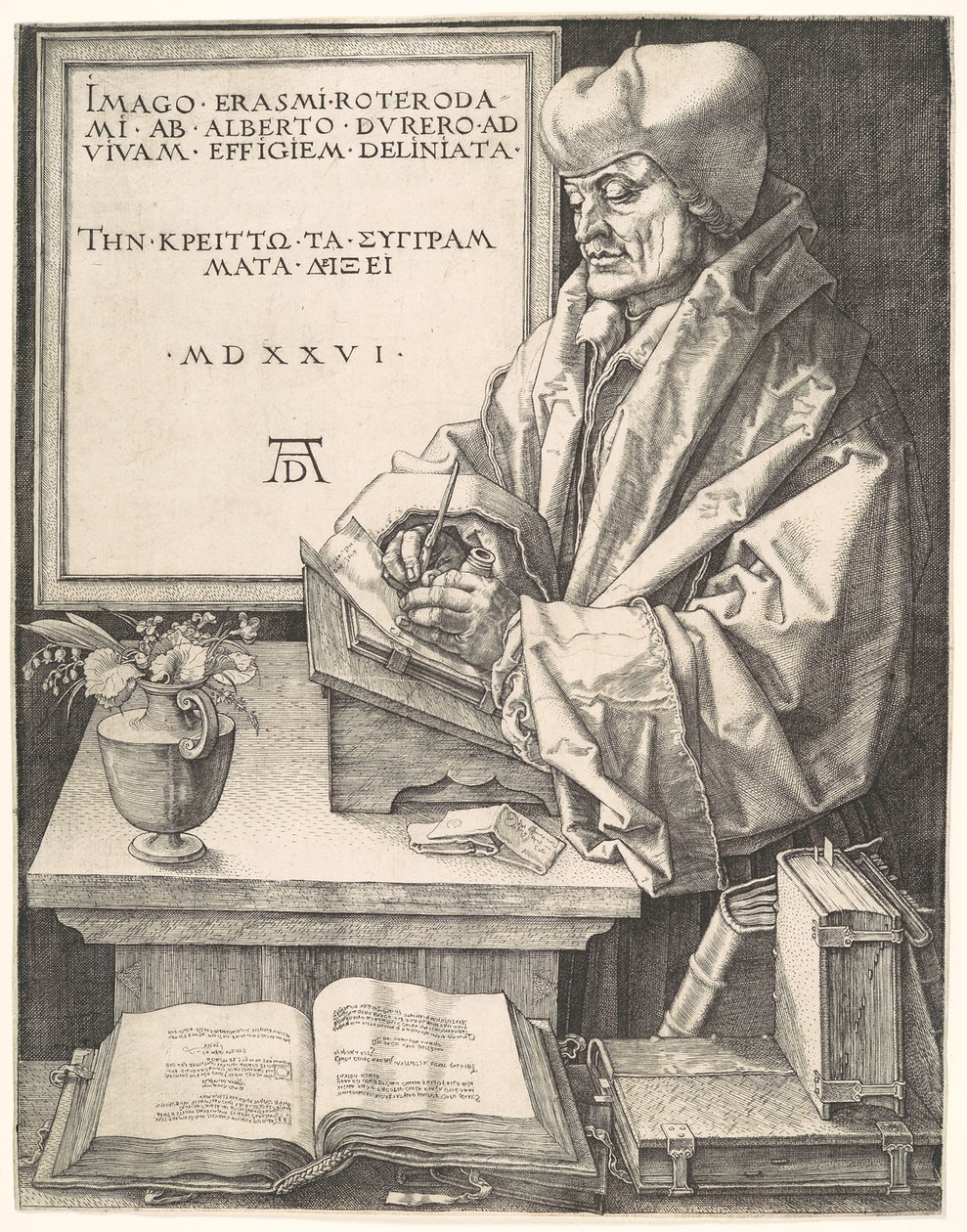 Rotterdamin Erasmus tekijältä Albrecht Dürer