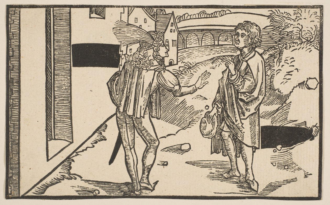 Eunuchus, Terencen komedia, 1800-luvun uusintapainos.n.d. tekijältä Albrecht Dürer