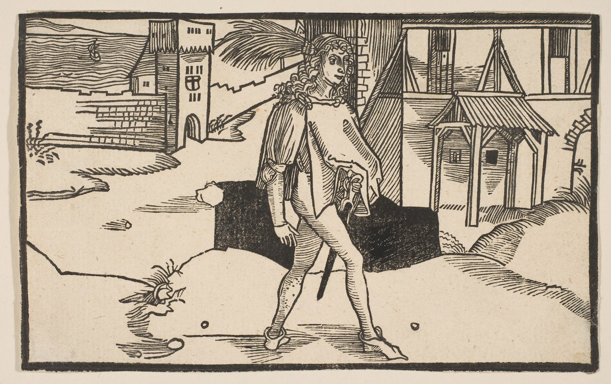 Eunuchus, Terencen komedia, 1800-luvun uusintapainos.n.d. tekijältä Albrecht Dürer