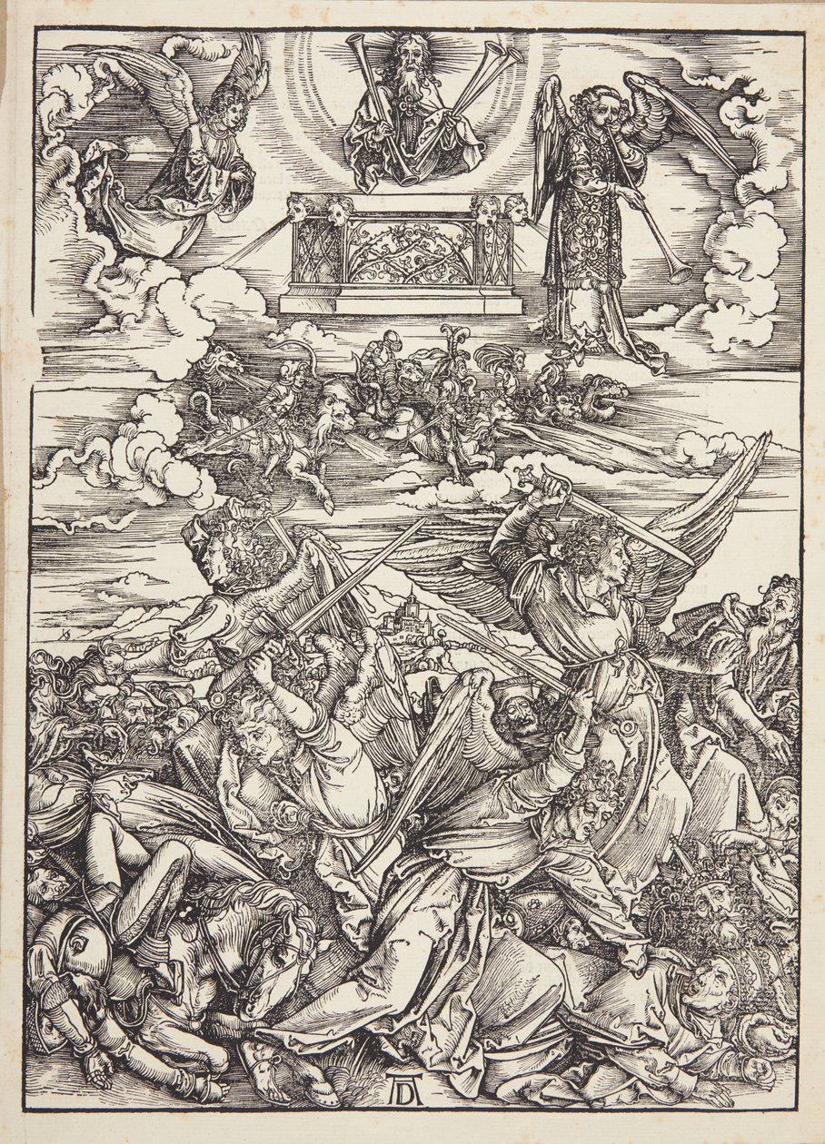 Neljä Eufratin kostavaa enkeliä tekijältä Albrecht Dürer