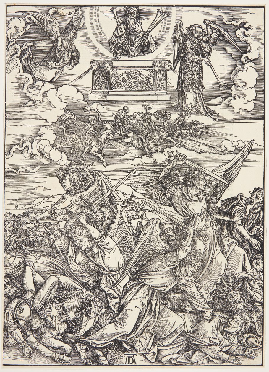Neljä Eufratin kostavaa enkeliä tekijältä Albrecht Dürer
