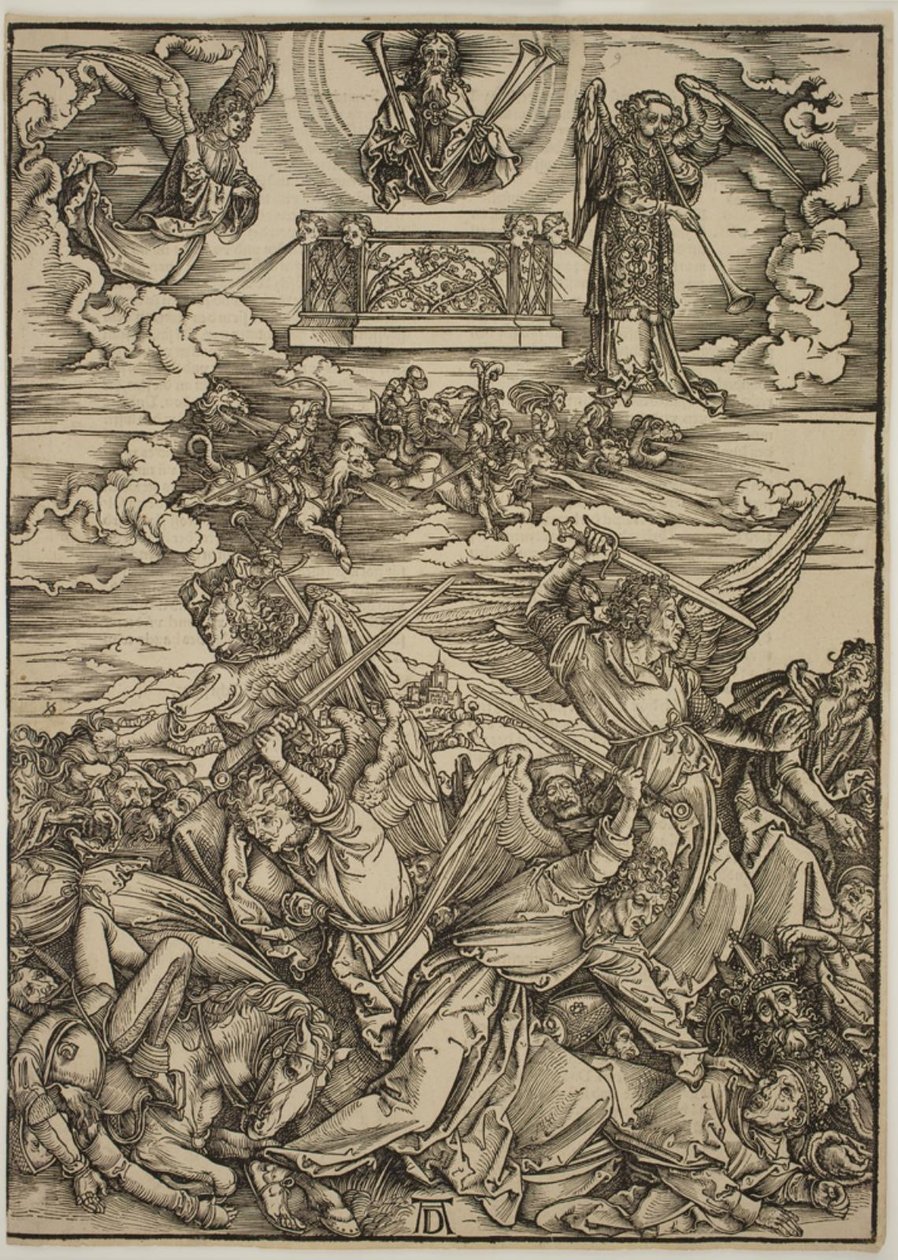 Neljä Eufratin kostavaa enkeliä tekijältä Albrecht Dürer