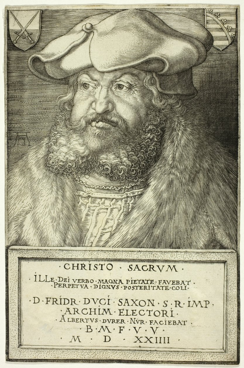 Frederick Viisas, Saksin vaaliruhtinas tekijältä Albrecht Dürer