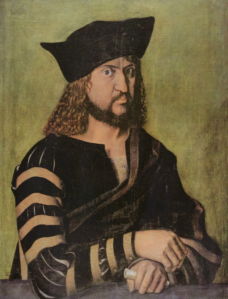 Saksa: Muotokuva Friedrich Viisas, Saksin kruununvalitsija Muotokuva Friedrich III Saksin kruununvalitsija Frederick III:sta. tekijältä Albrecht Dürer