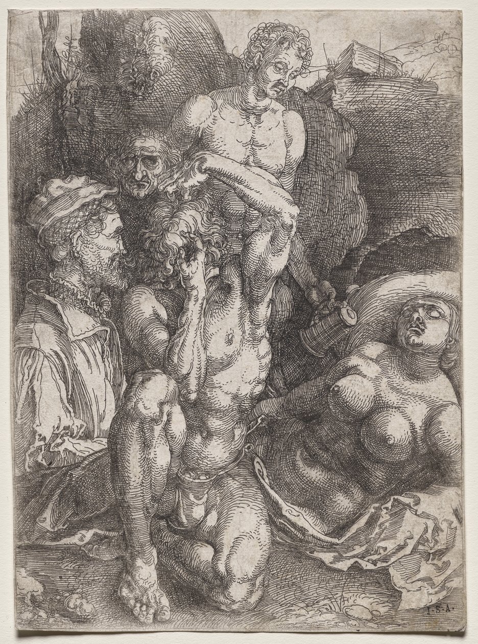 Viiden hahmon ryhmä tekijältä Albrecht Dürer