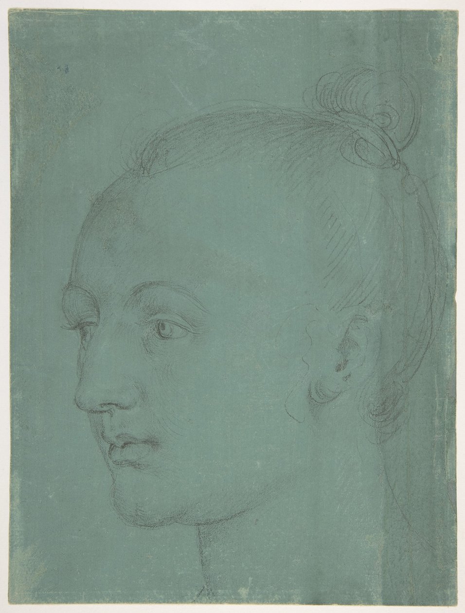 Nuoren naisen pää tekijältä Albrecht Dürer
