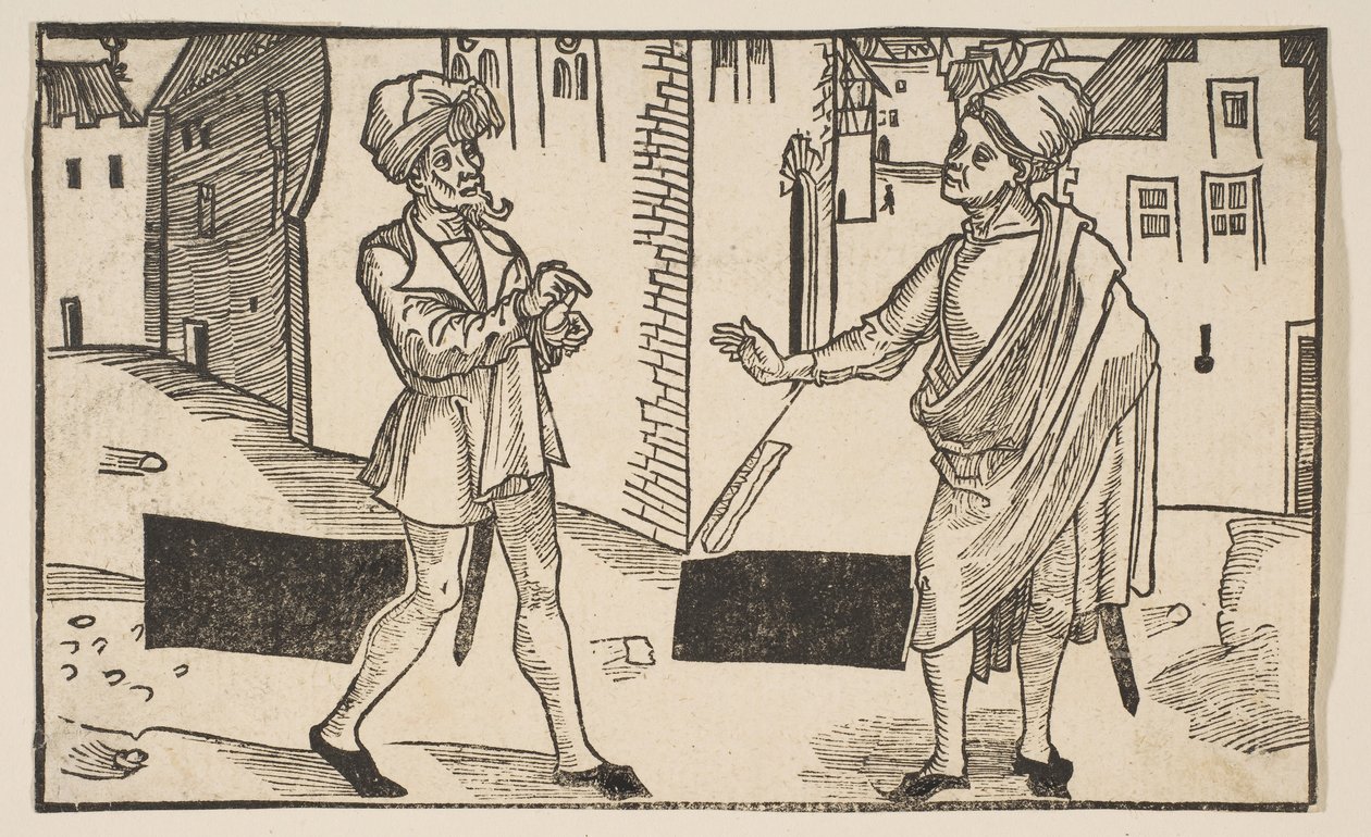 Hecyra, Terencen komedia, 1800-luvun uusintapainos.n.d. tekijältä Albrecht Dürer