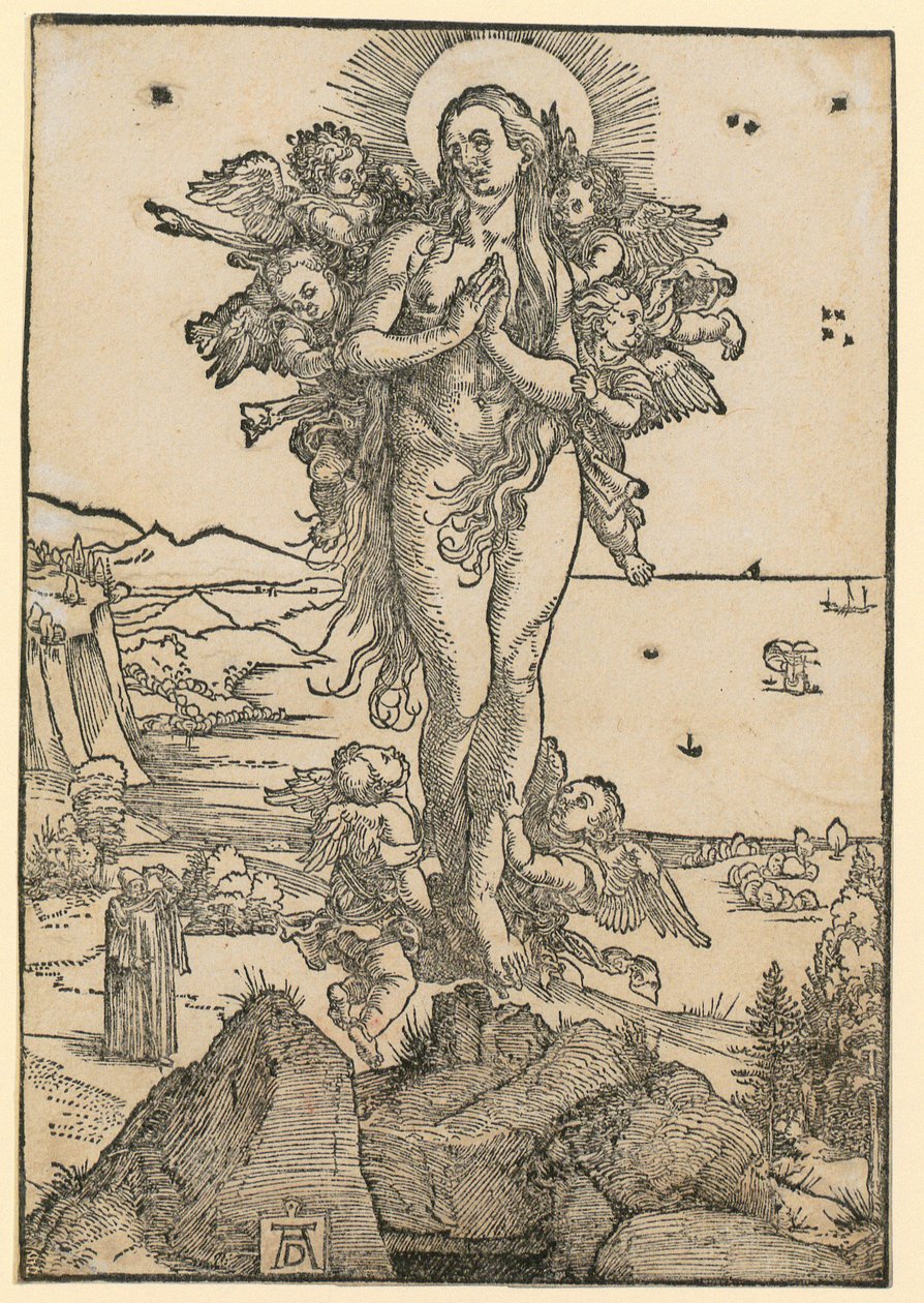 Pyhät piispat Nikolaus, Ulrich ja Erasmus tekijältä Albrecht Dürer