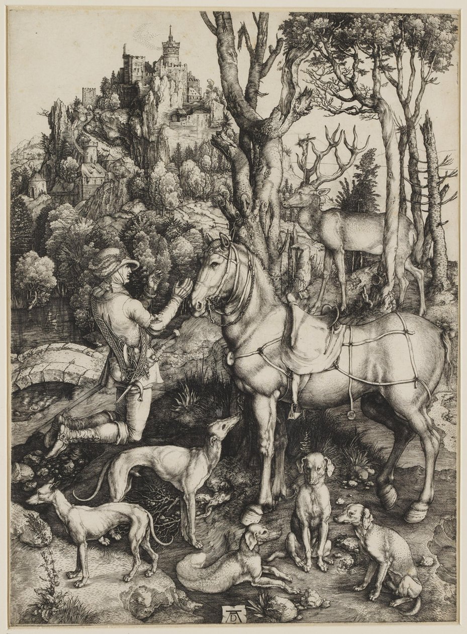 Pyhä Eustachius tekijältä Albrecht Dürer