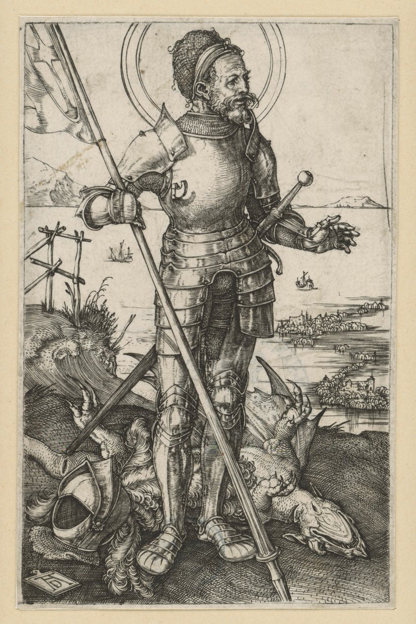 Pyhä Yrjö jalan tekijältä Albrecht Dürer