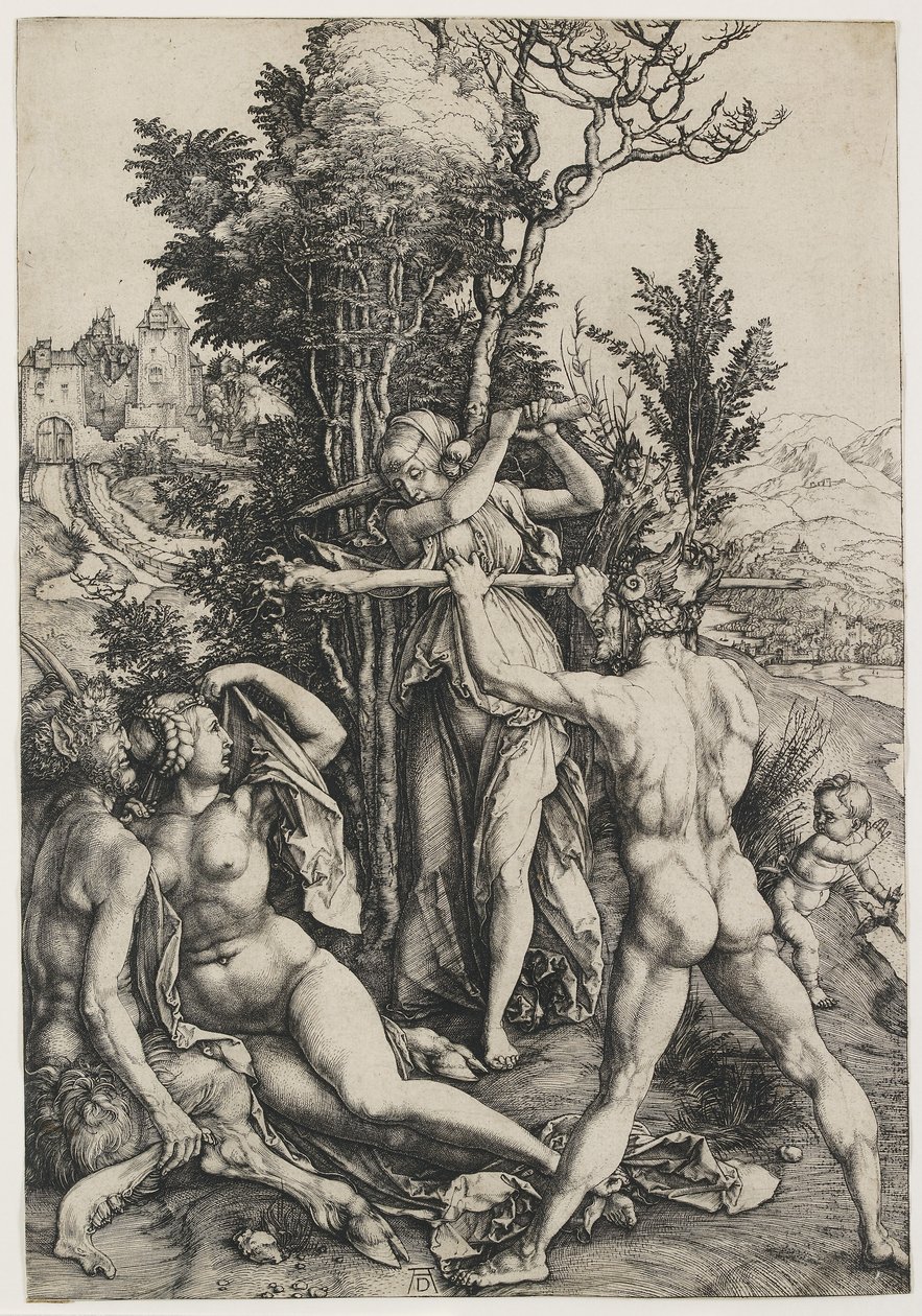 Herkules, 1498 tekijältä Albrecht Dürer