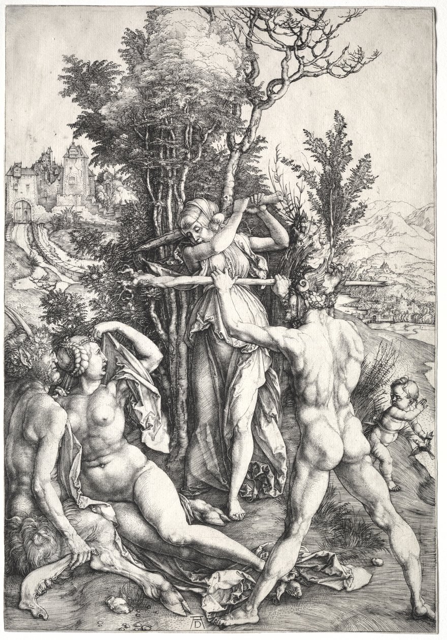 Herkules tienristeyksessä tekijältä Albrecht Dürer