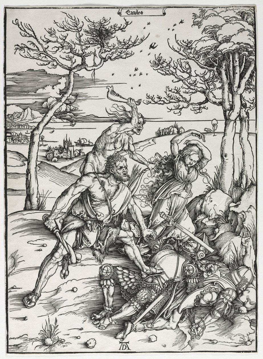 Hercules, c. 1496-1497. tekijältä Albrecht Dürer