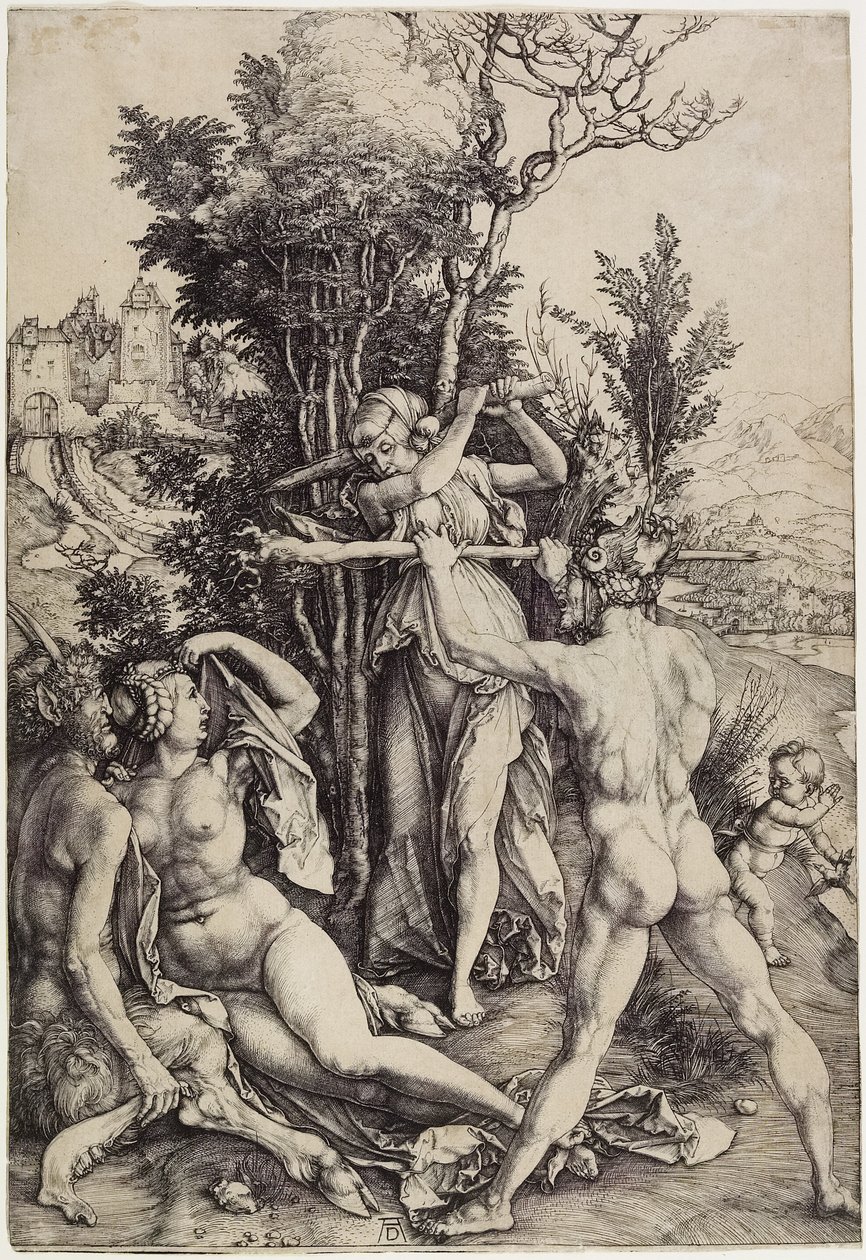 Hercules, c. 1499 tekijältä Albrecht Dürer