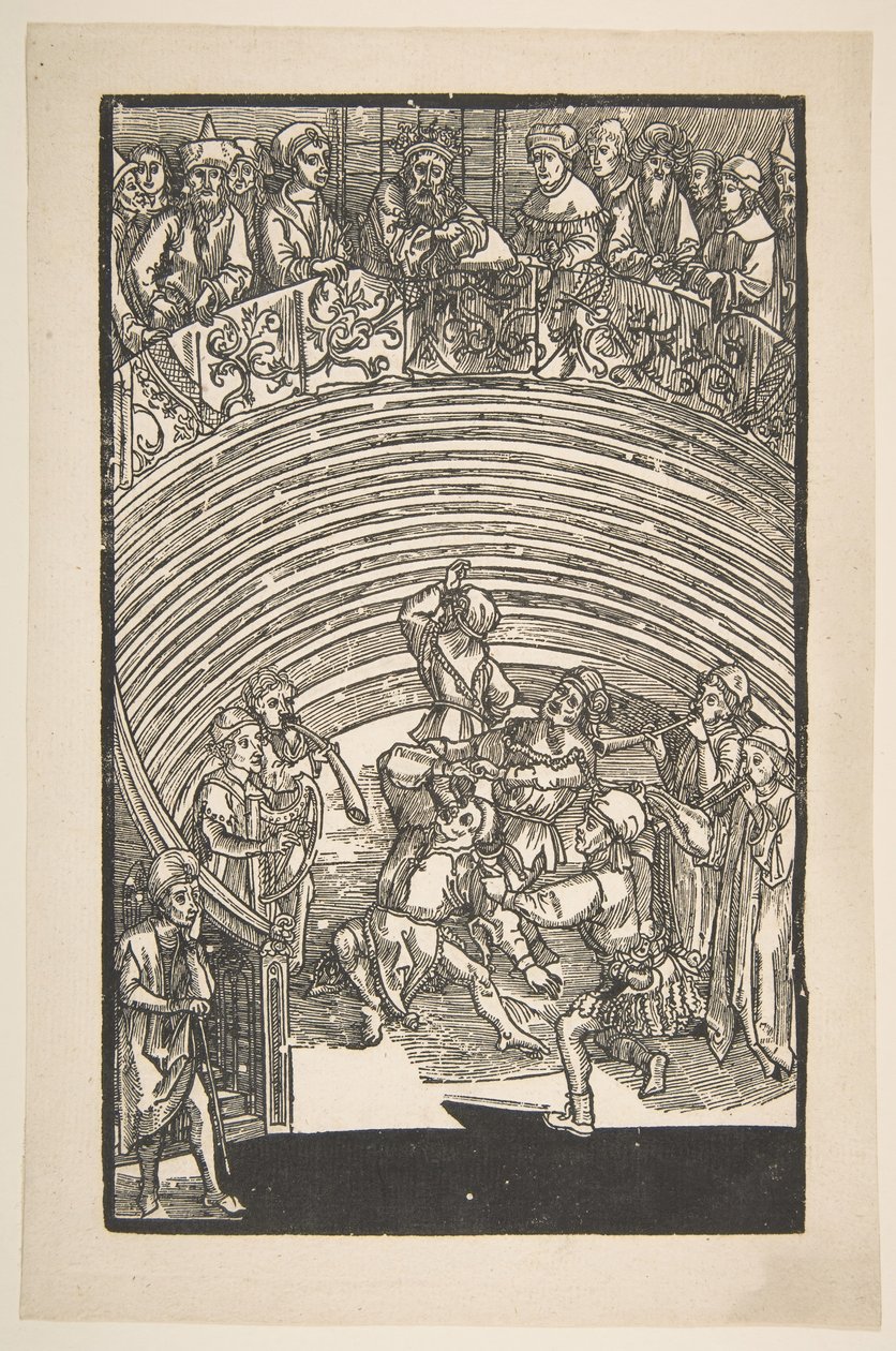 Kuvitus Terencen komediasta, 1800-luvun uusintapainos.n.d. tekijältä Albrecht Dürer