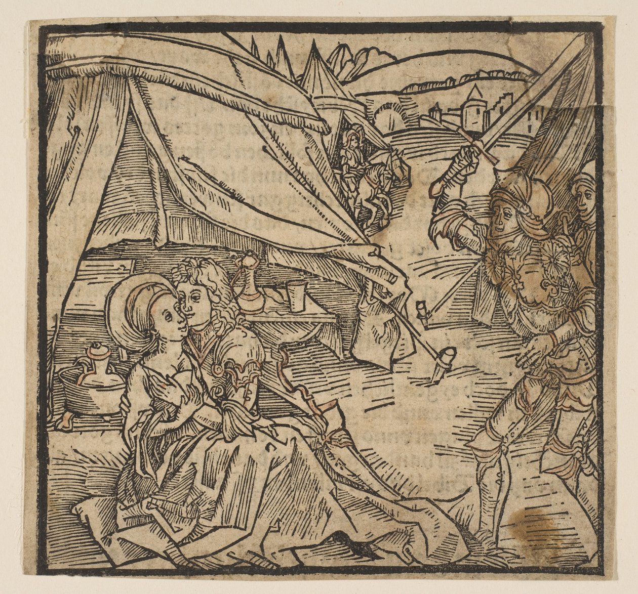 Kuvitus teoksesta "The Ritter von Turn" tekijältä Albrecht Dürer