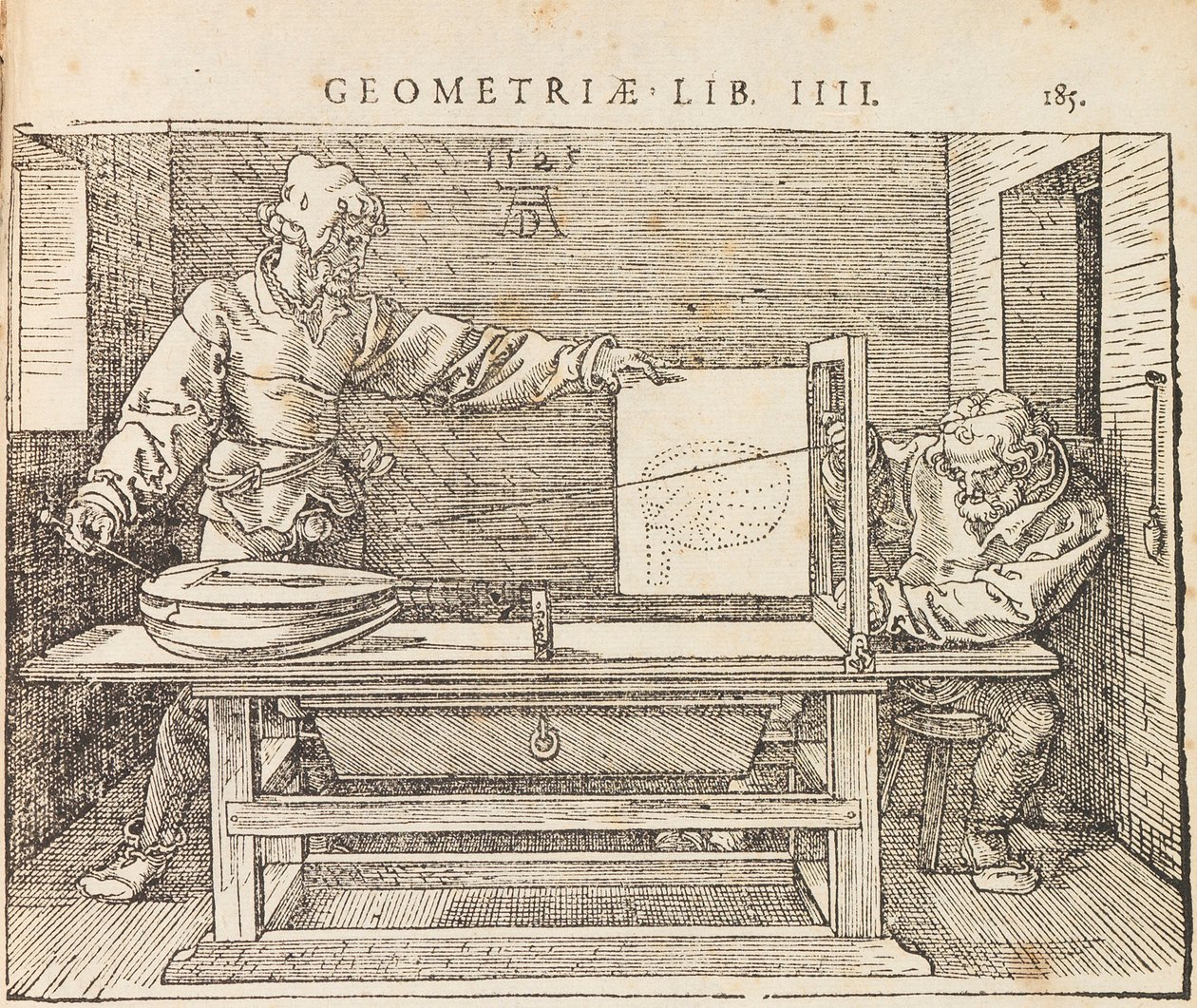 Institutionum geometricae libri quatuor, 1528 tekijältä Albrecht Dürer