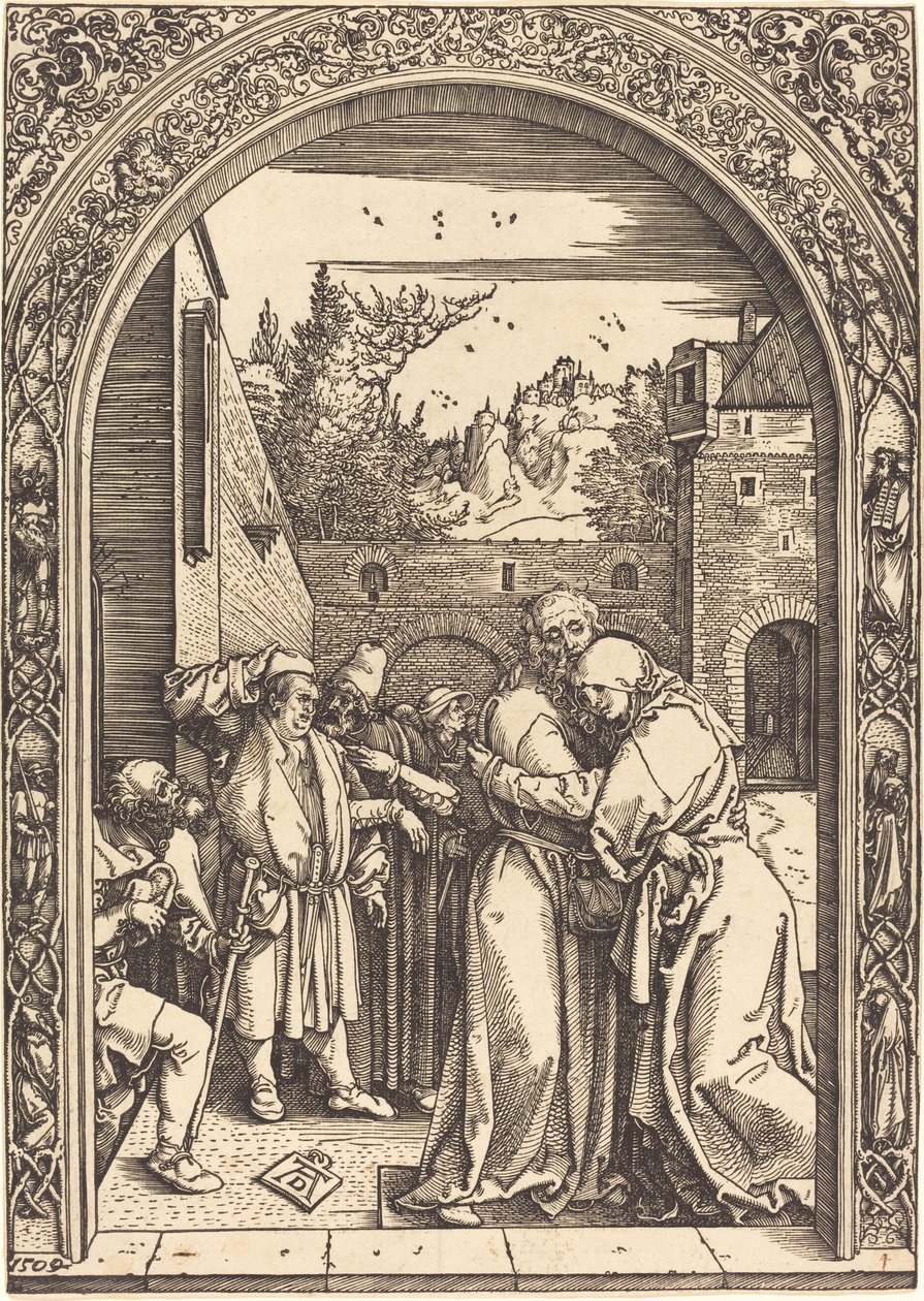 Joachim ja Anna Golden Gatessa tekijältä Albrecht Dürer