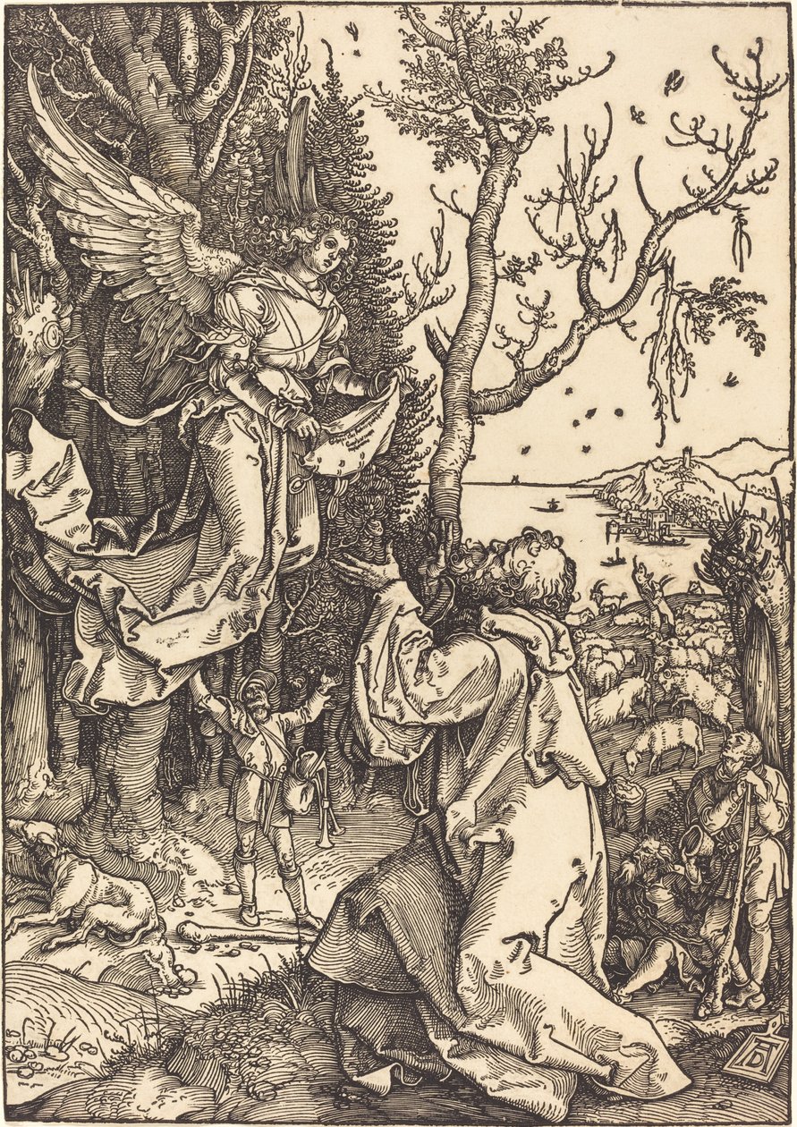 Joakim ja enkeli tekijältä Albrecht Dürer