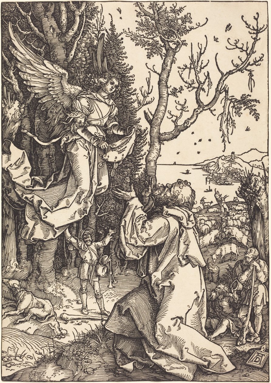 Joakim ja enkeli tekijältä Albrecht Dürer