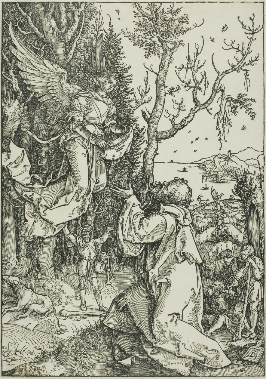 Joakim ja enkeli, Neitsyen elämästä tekijältä Albrecht Dürer