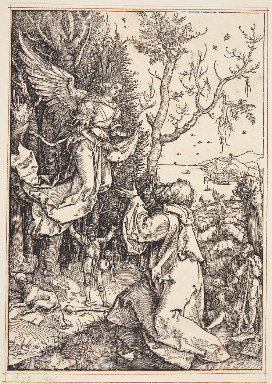 Joakim ja enkeli tekijältä Albrecht Dürer