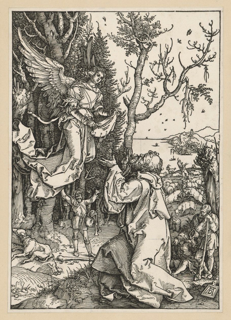 Joakim ja enkeli (Marian elämä) tekijältä Albrecht Dürer