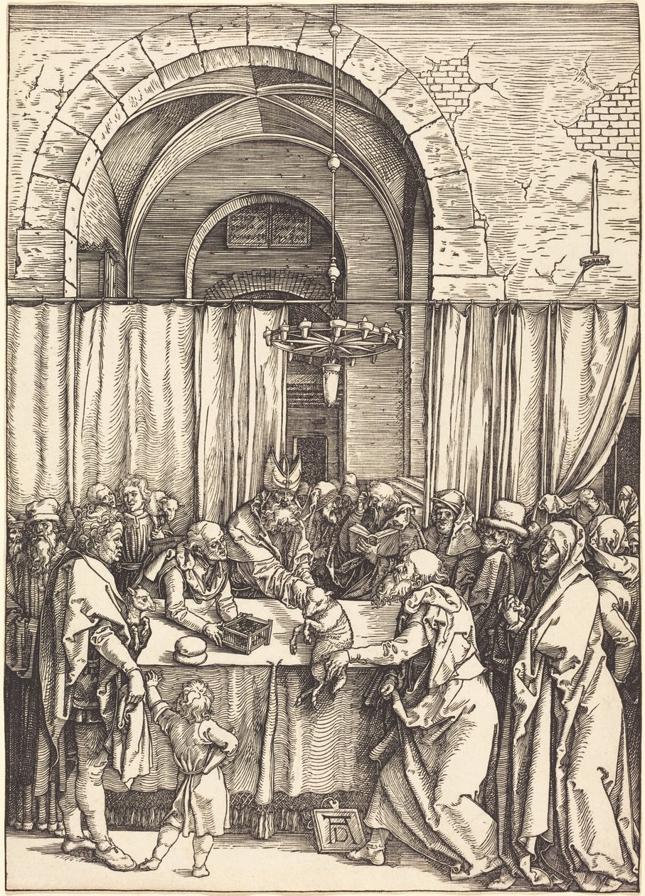 Joakimin uhri hylätään tekijältä Albrecht Dürer