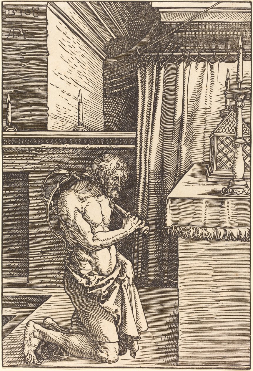 Kuningas Daavid tekee parannuksen tekijältä Albrecht Dürer