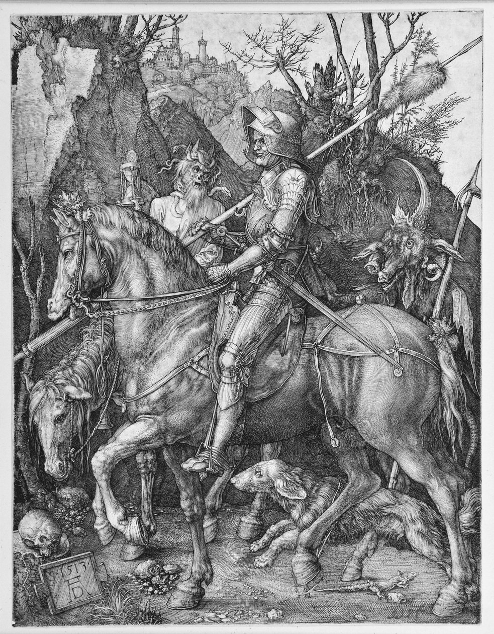 Ritari, kuolema ja paholainen tekijältä Albrecht Dürer