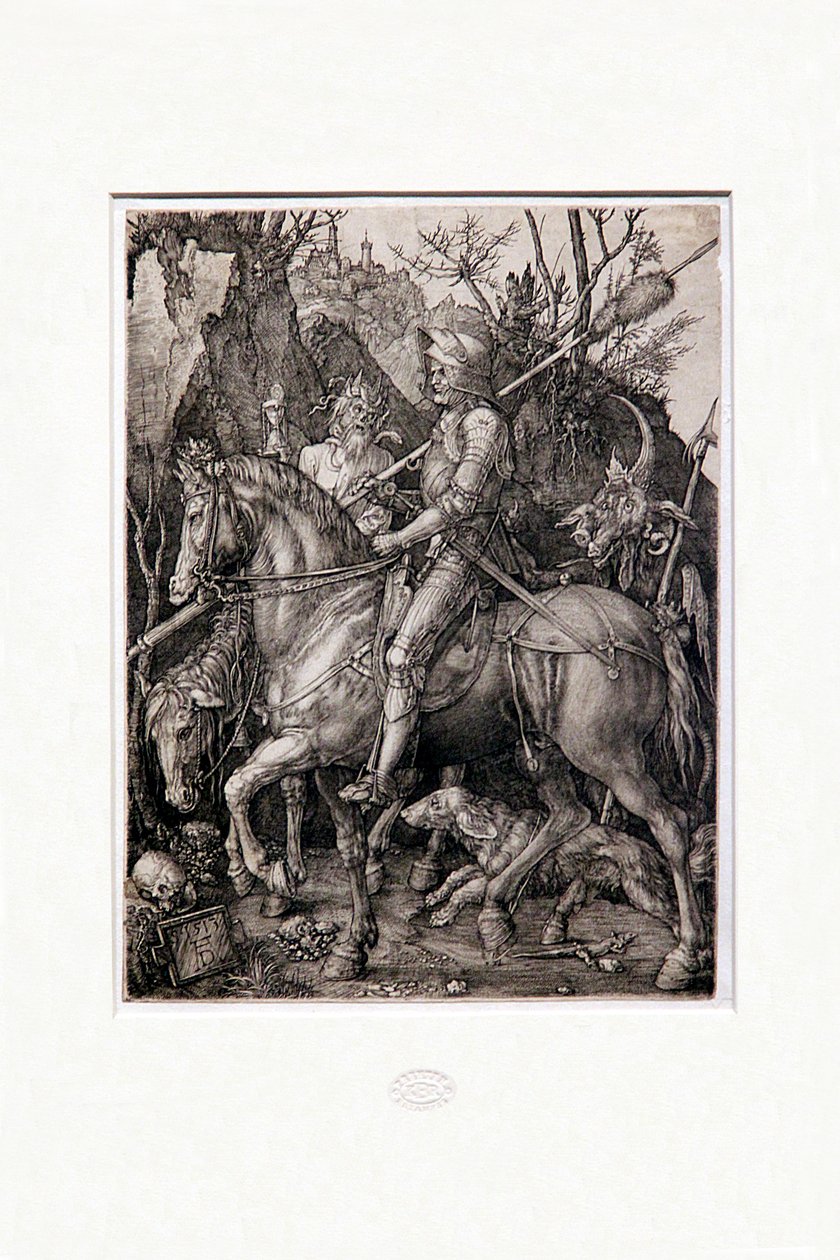 Ritari, kuolema ja paholainen tekijältä Albrecht Dürer