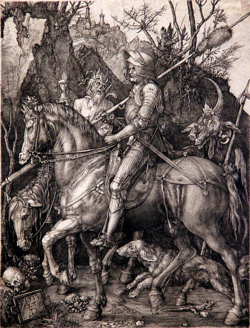 Ritari, kuolema ja paholainen tekijältä Albrecht Dürer