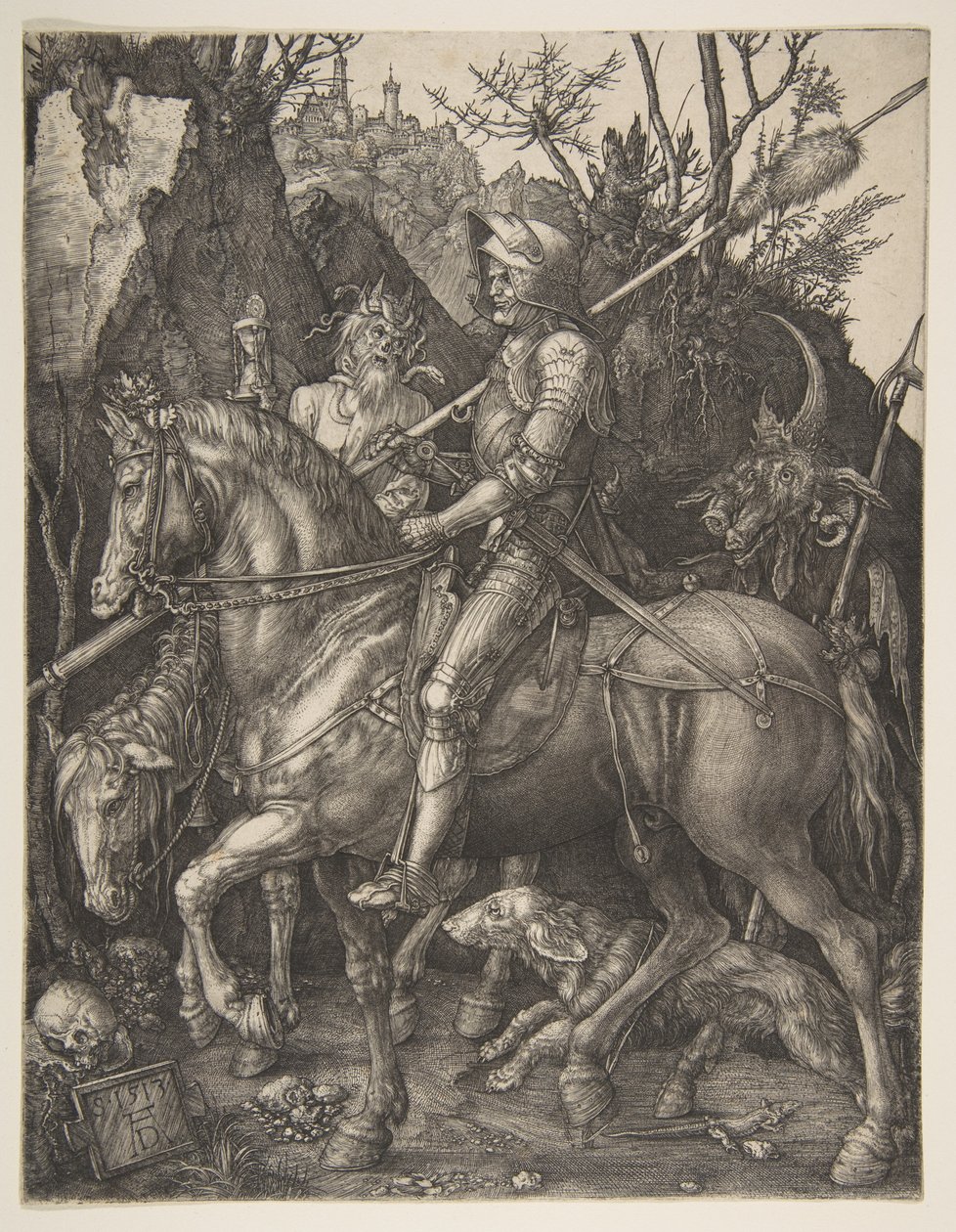 Ritari, kuolema ja paholainen tekijältä Albrecht Dürer