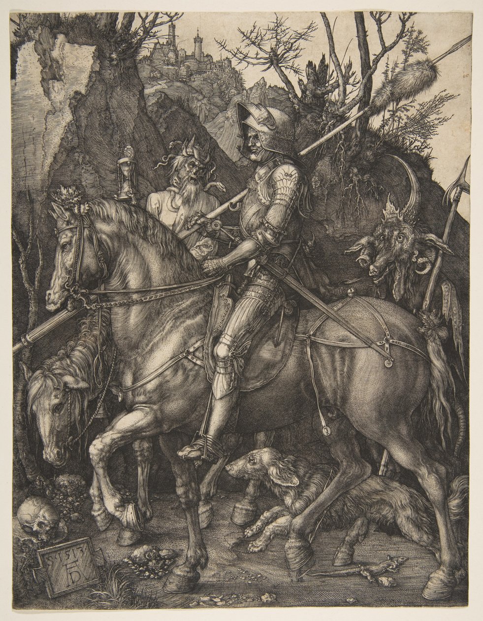 Ritari, kuolema ja paholainen tekijältä Albrecht Dürer