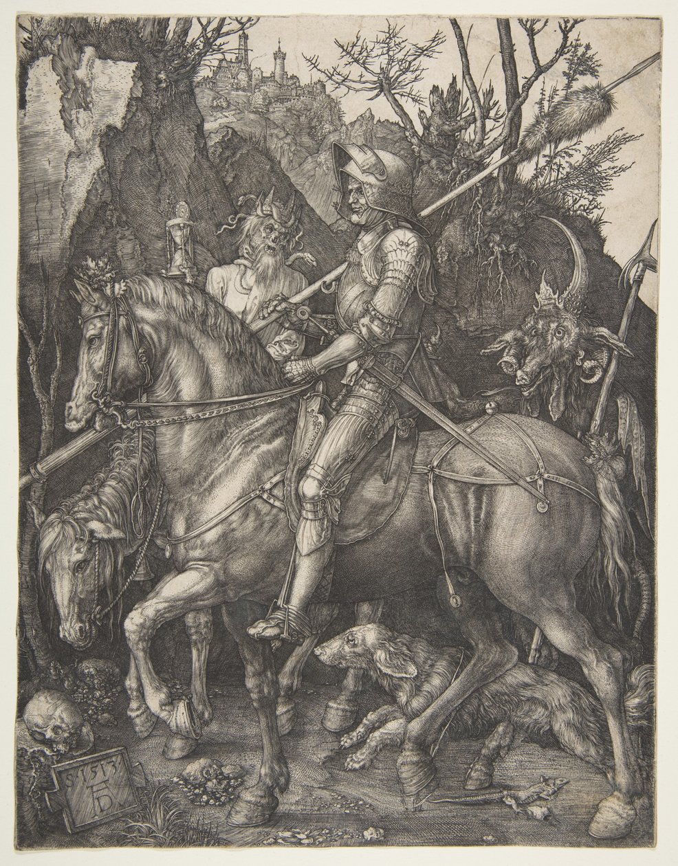 Ritari, kuolema ja paholainen tekijältä Albrecht Dürer