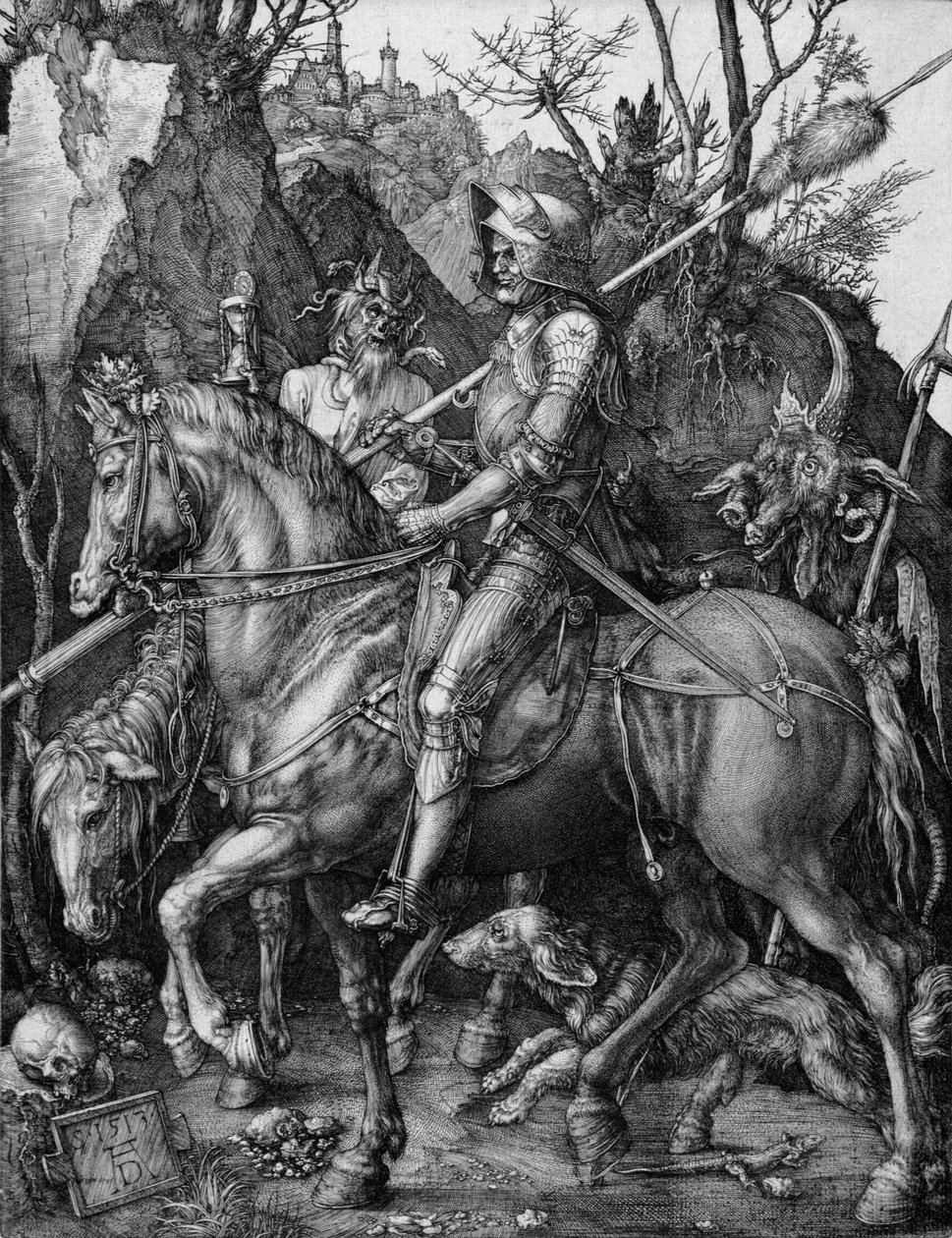 Ritari, kuolema ja paholainen tekijältä Albrecht Dürer