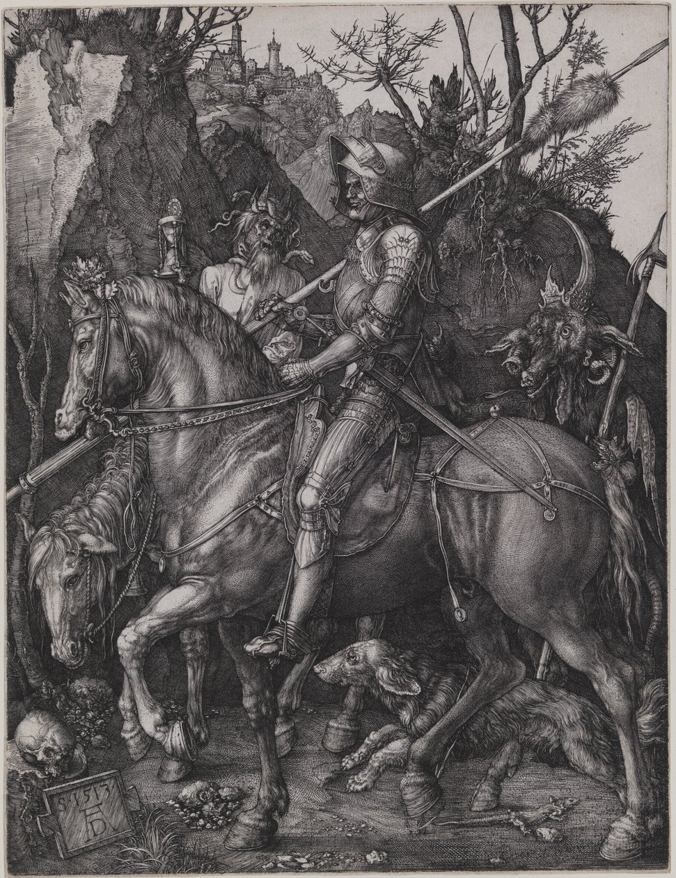 Ritari, kuolema ja paholainen tekijältä Albrecht Dürer