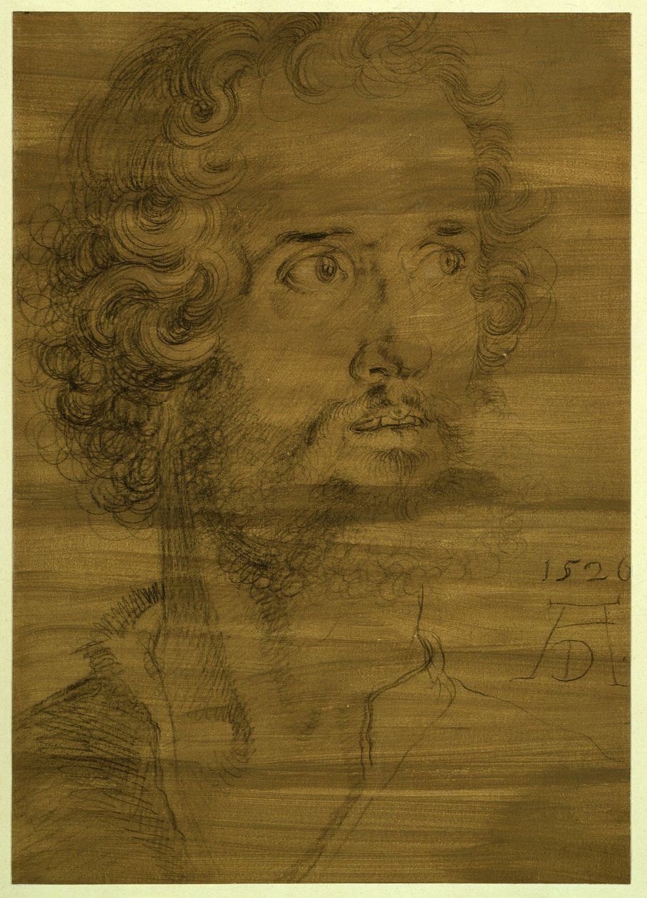 Evankelista Markuksen pää tekijältä Albrecht Dürer