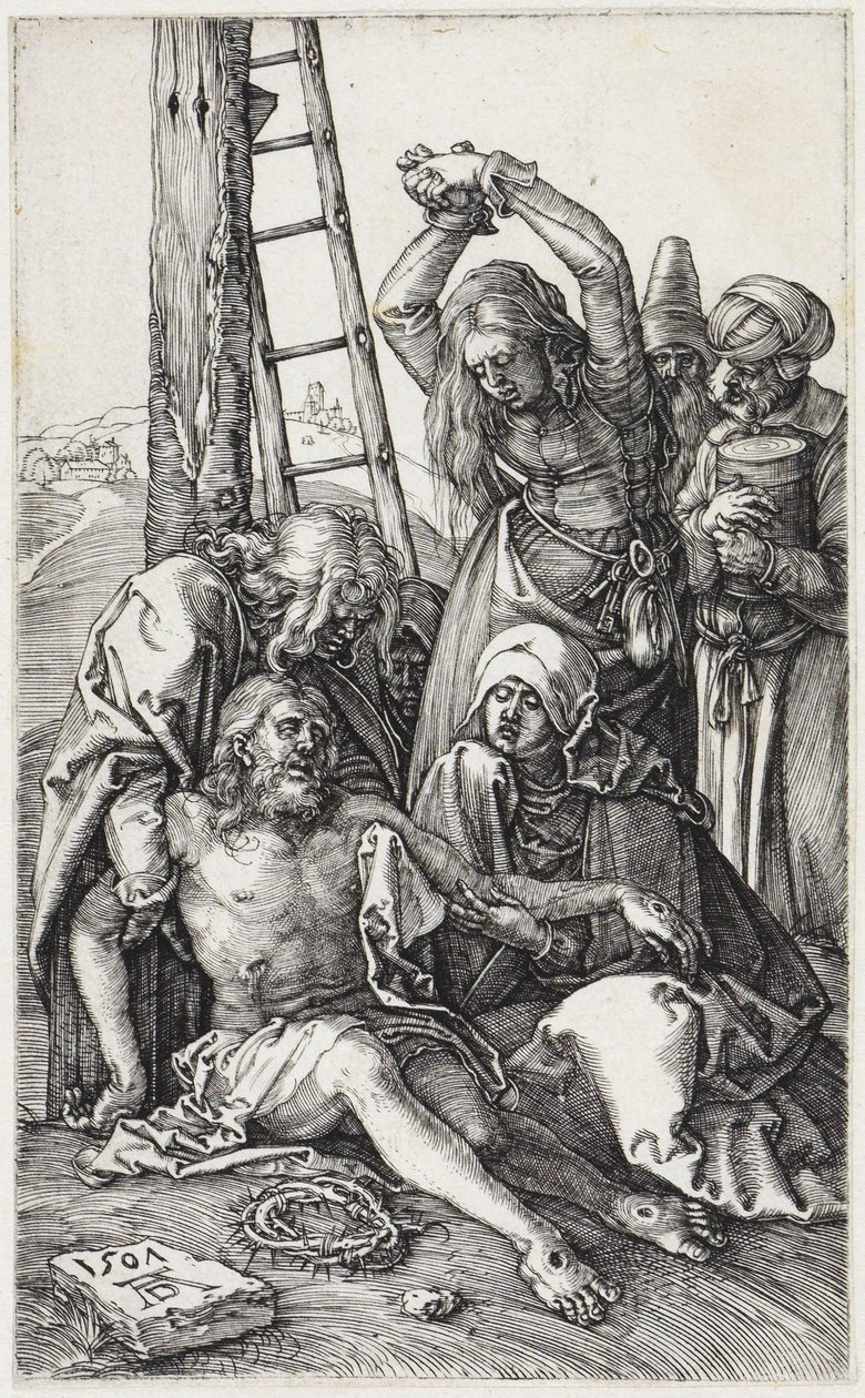 Kristuksen ristiltäotto ja valitus tekijältä Albrecht Dürer