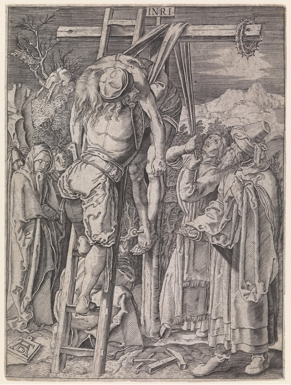 Kristuksen ristiltä laskeminen tekijältä Albrecht Dürer
