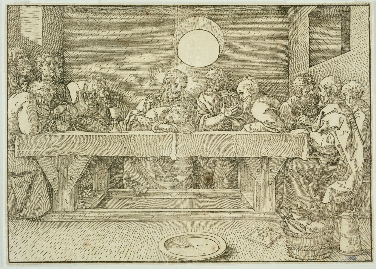 Viimeinen ehtoollinen (Bartsch 53) tekijältä Albrecht Dürer