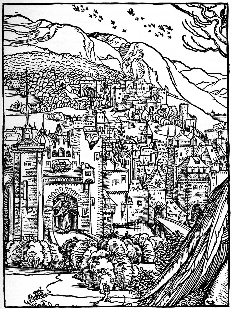 Maisema, 1498, 1936 tekijältä Albrecht Dürer