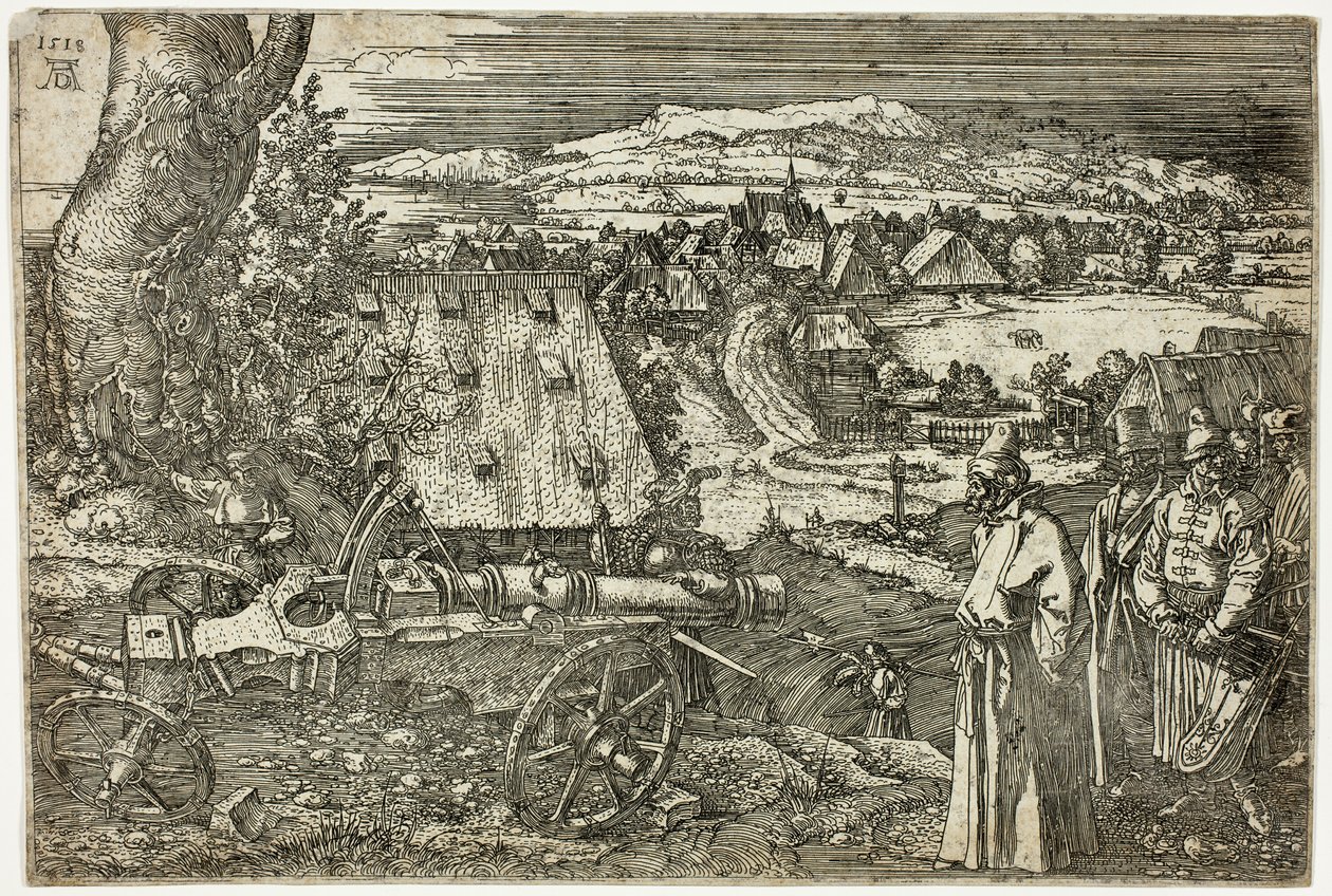 Maisema tykin kanssa tekijältä Albrecht Dürer