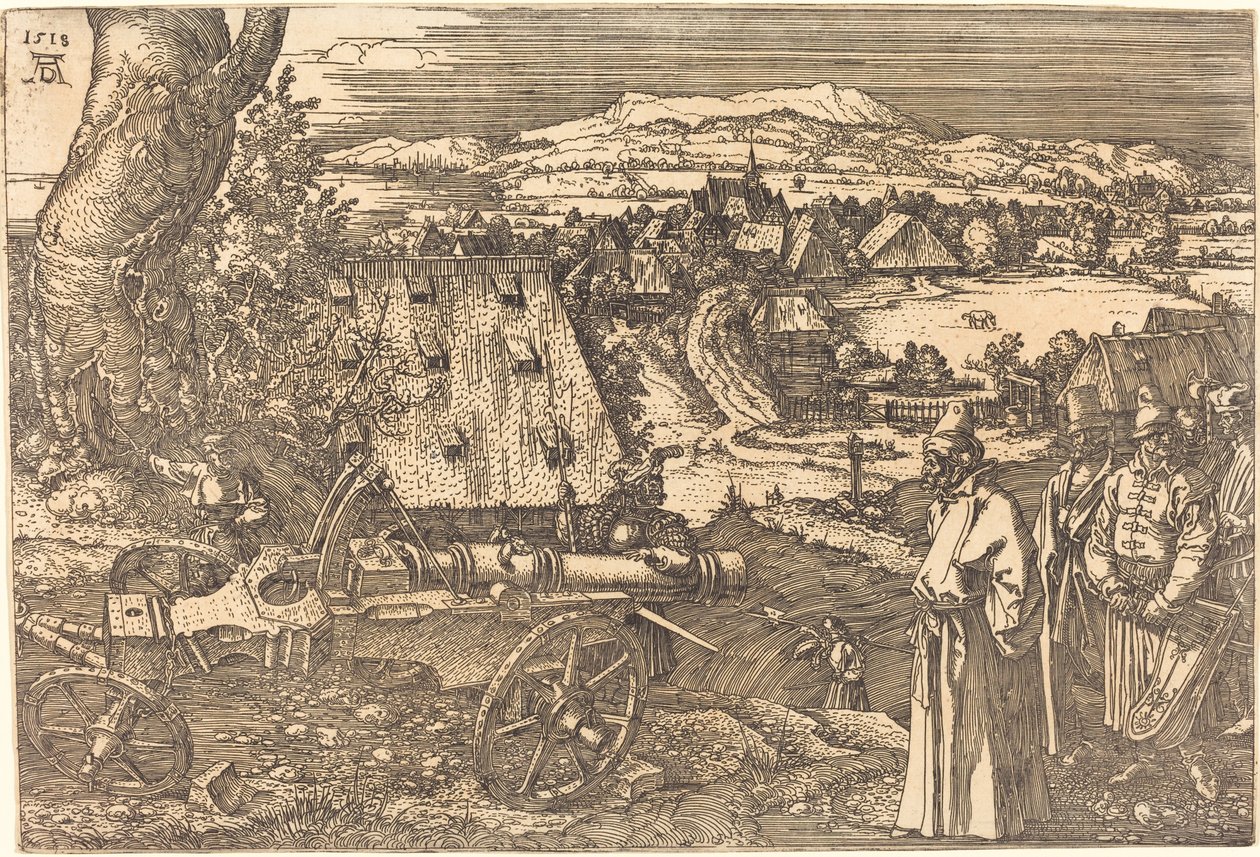 Maisema tykin kanssa tekijältä Albrecht Dürer