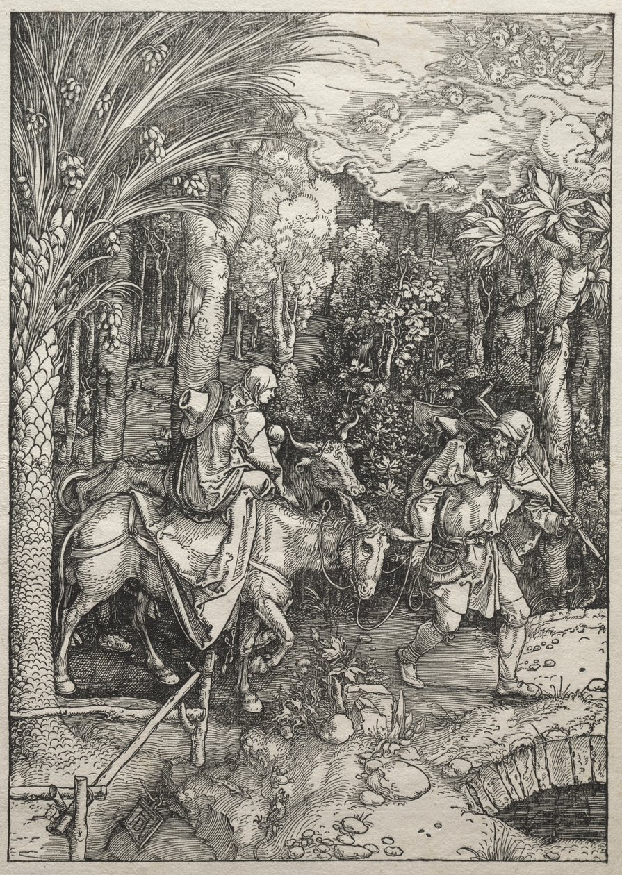 Neitsyen elämä: Lento Egyptiin tekijältä Albrecht Dürer